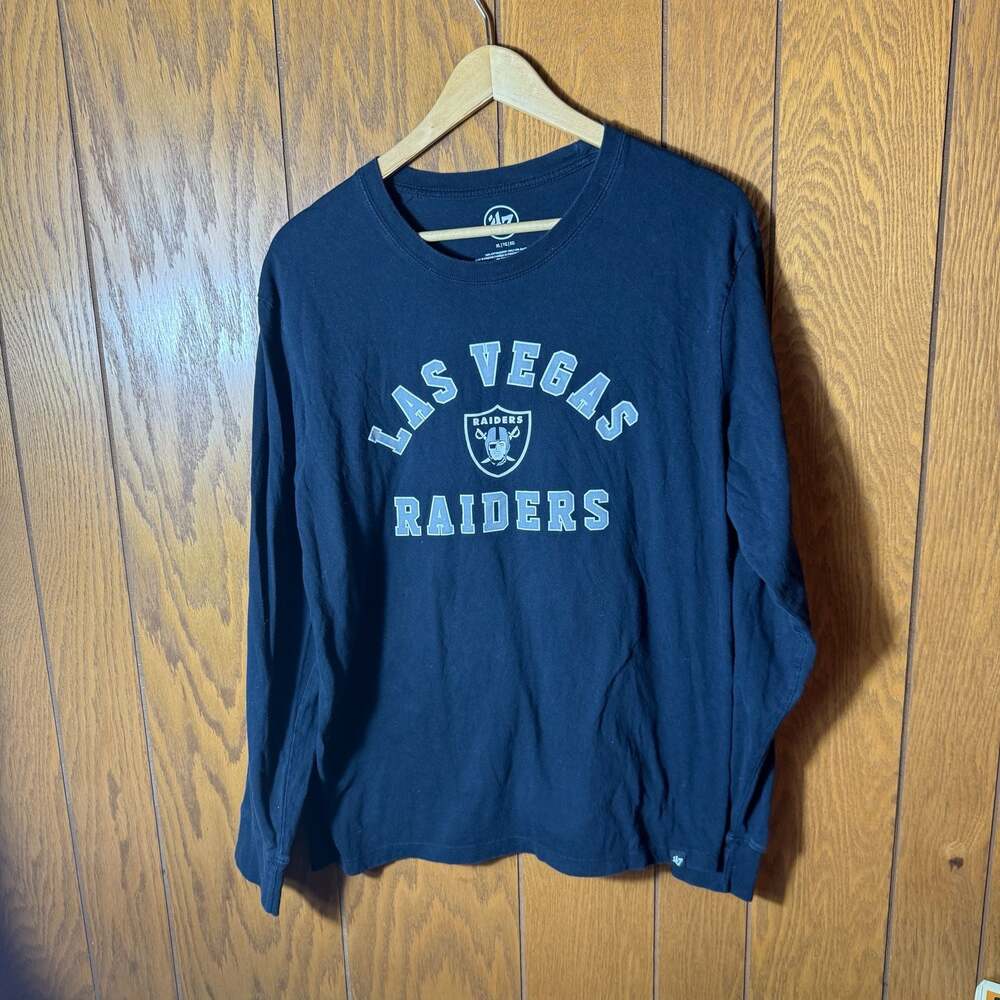 '47 Brand Las Vegas Raiders Long Sleeve T-Shirt Size XL